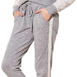 Lace Joggers by Flora Nikrooz